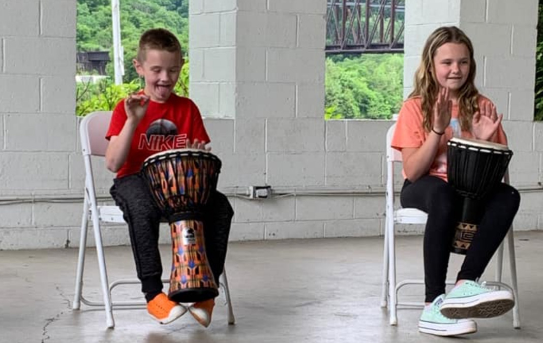 Allegheny River Trail Park - Drum Circle