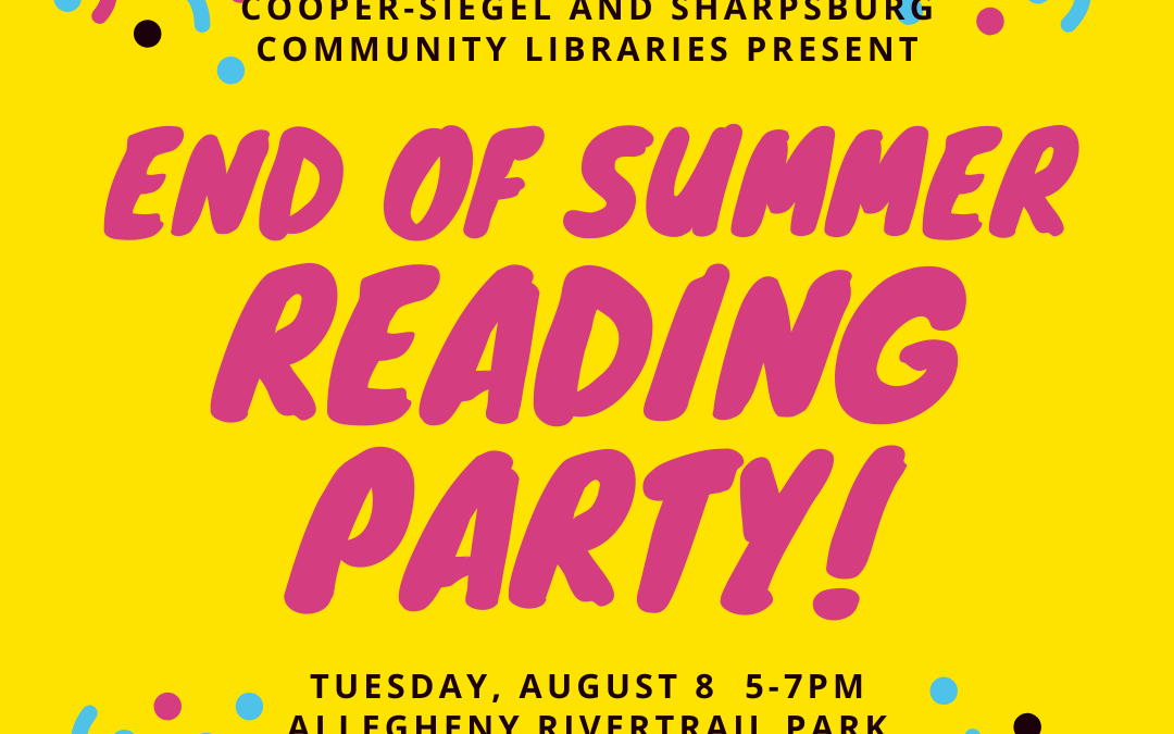 End of Summer Reading Party!